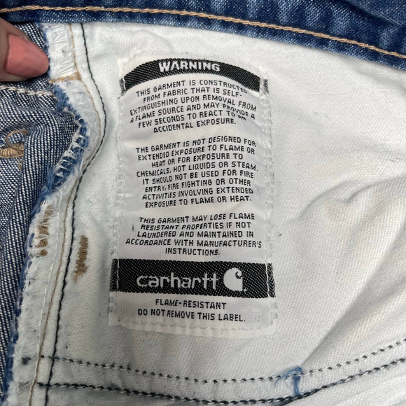 Carhartt fr‎ Fire Resistant Jeans Relaxed Fit, Men's 42x30 - Picture 13 of 15